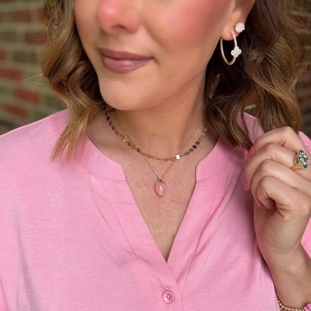 Park Lane “Pink Opal” Impression Earrings! BNIB!! - Picture 6 of 13